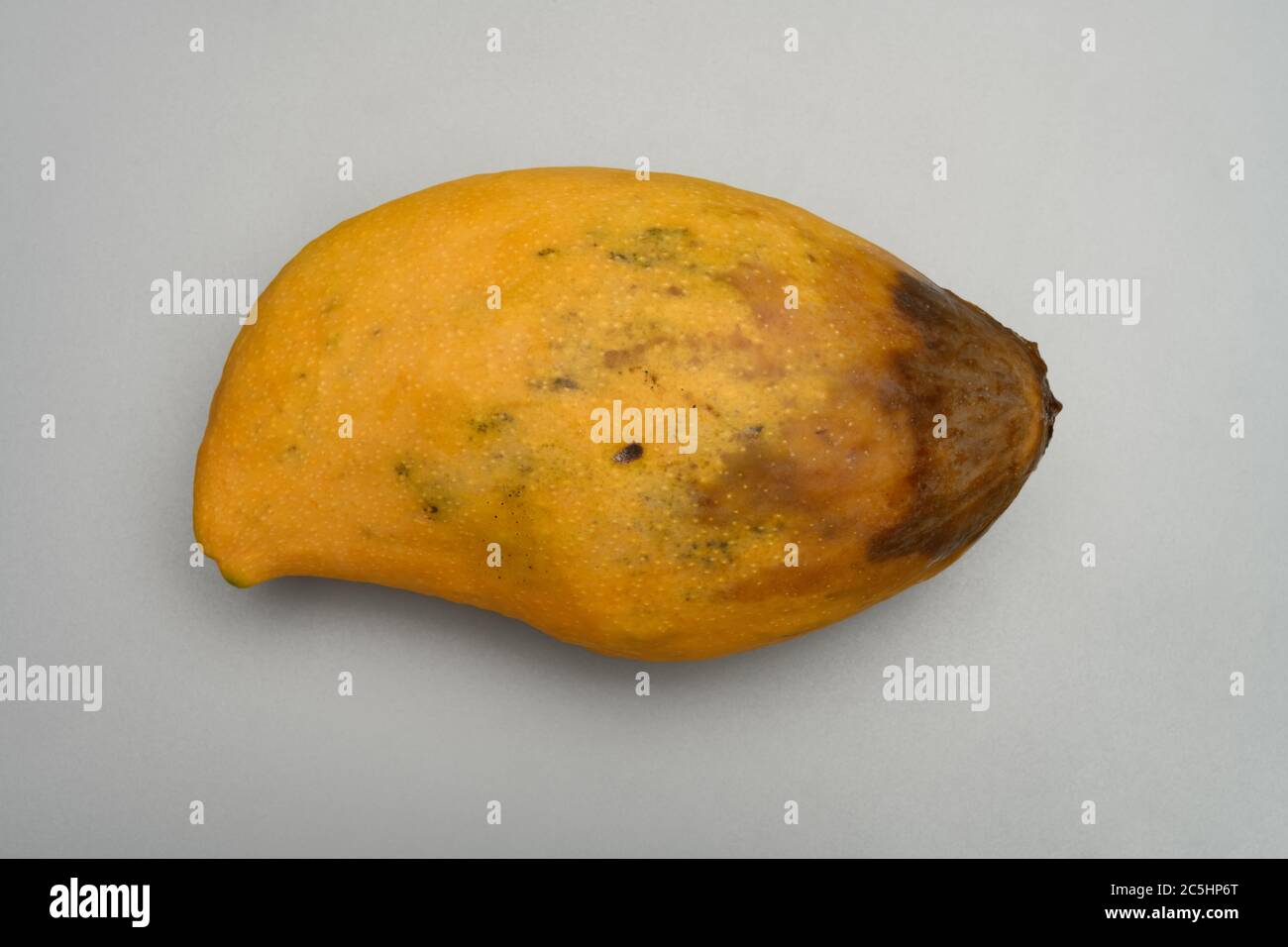 Rotten mango. Overripe Fruit on a white background.Isolated Stock Photo by  prosto_juli