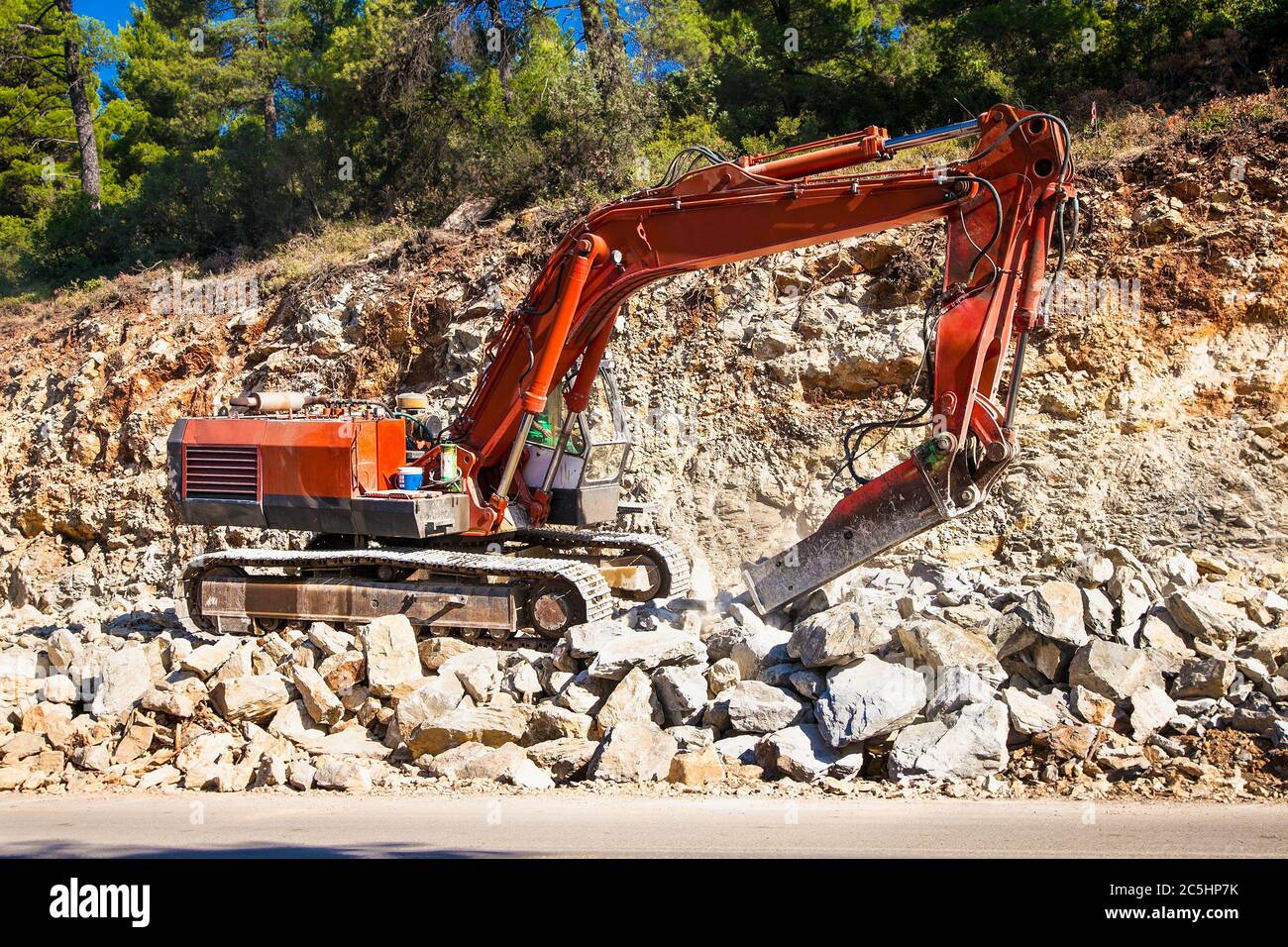 Jackhammer excavator hires stock photography and images Alamy