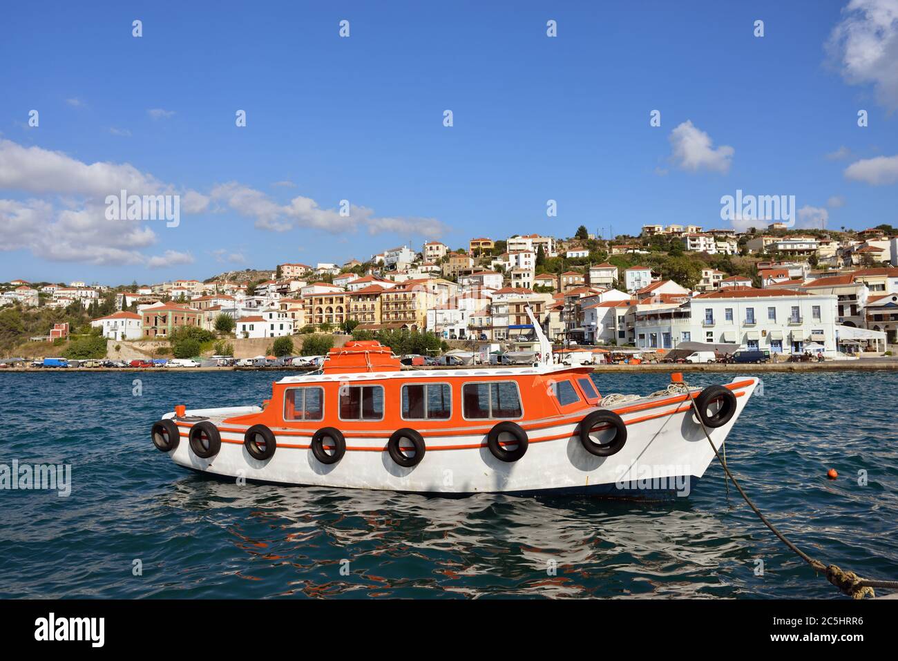 The town of Pylos. Messinia, Navarino bay, Greece Stock Photo - Alamy