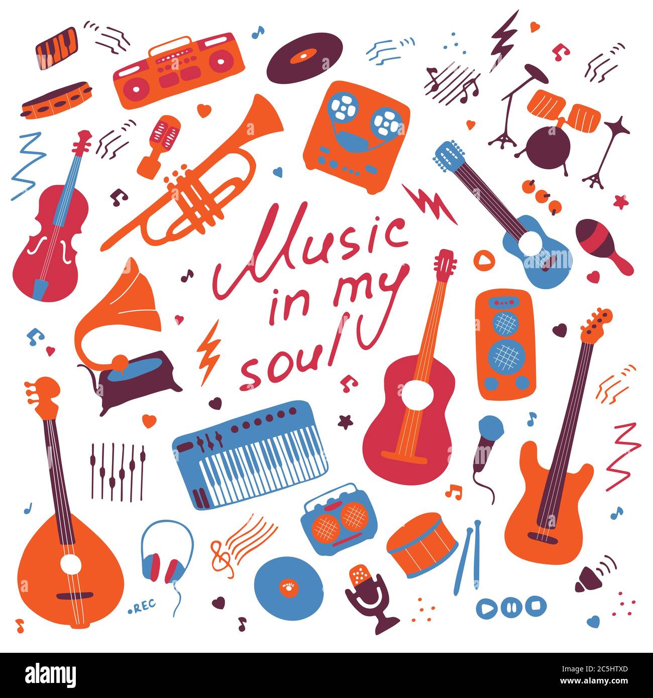 music-big-set-of-icons-for-print-and-digital-doodle-elements-of