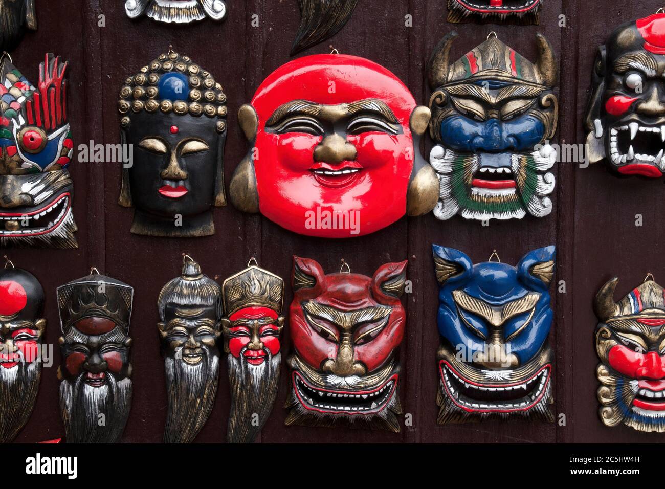 Hanoi Vietnam, detailed face masks for sale in market Stock Photo - Alamy