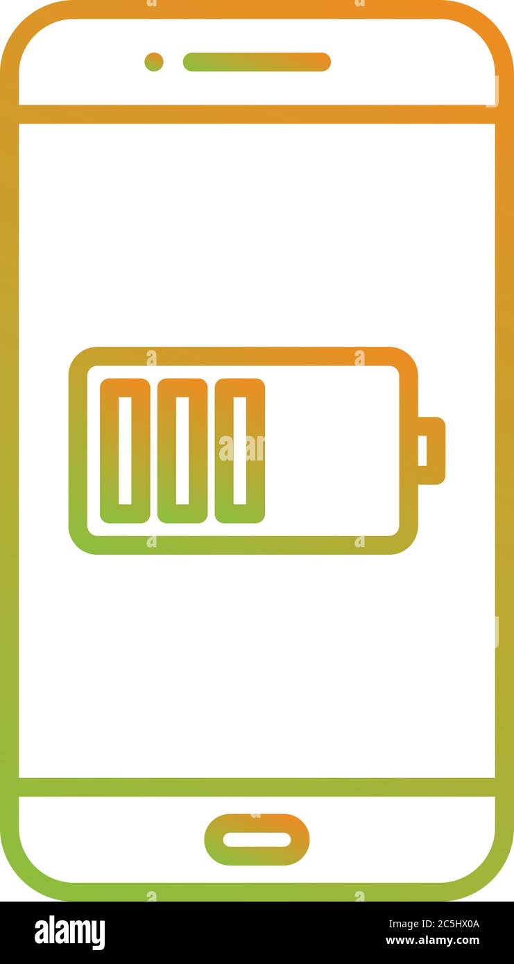 Unique Battery Indicator Vector Line Icon Stock Vector Image & Art - Alamy