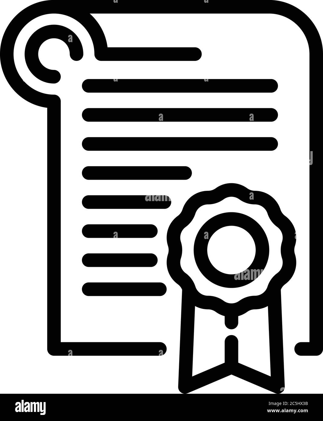 Tourism manager diploma icon, outline style Stock Vector Image & Art ...