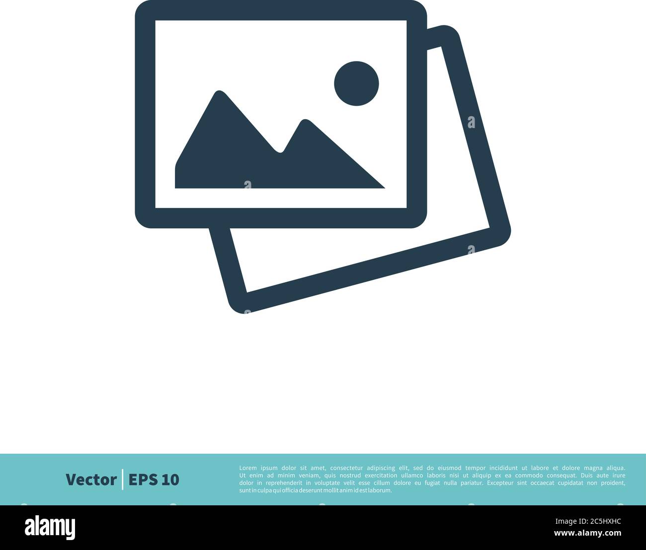 Photo Picture Image Icon Vector Logo Template Illustration Design ...
