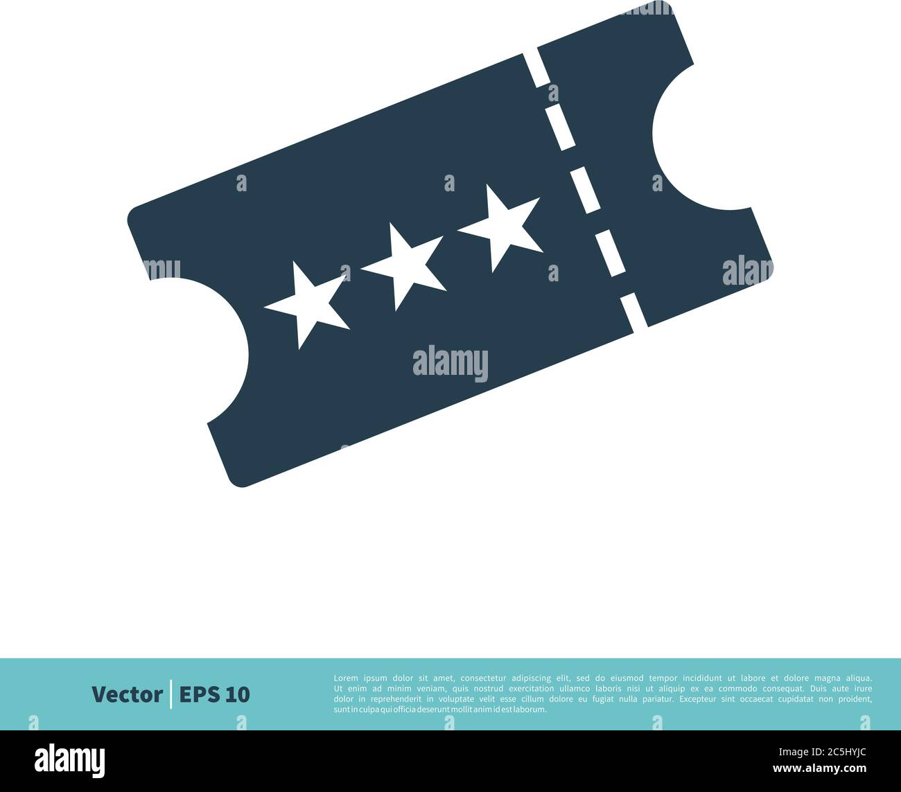 Ticket Icon Vector Logo Template Illustration Design. Vector EPS 10 ...