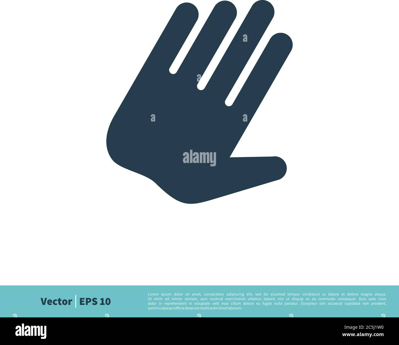 Hands Icon Vector Logo Template Illustration Design. Vector EPS 10. Stock Vector