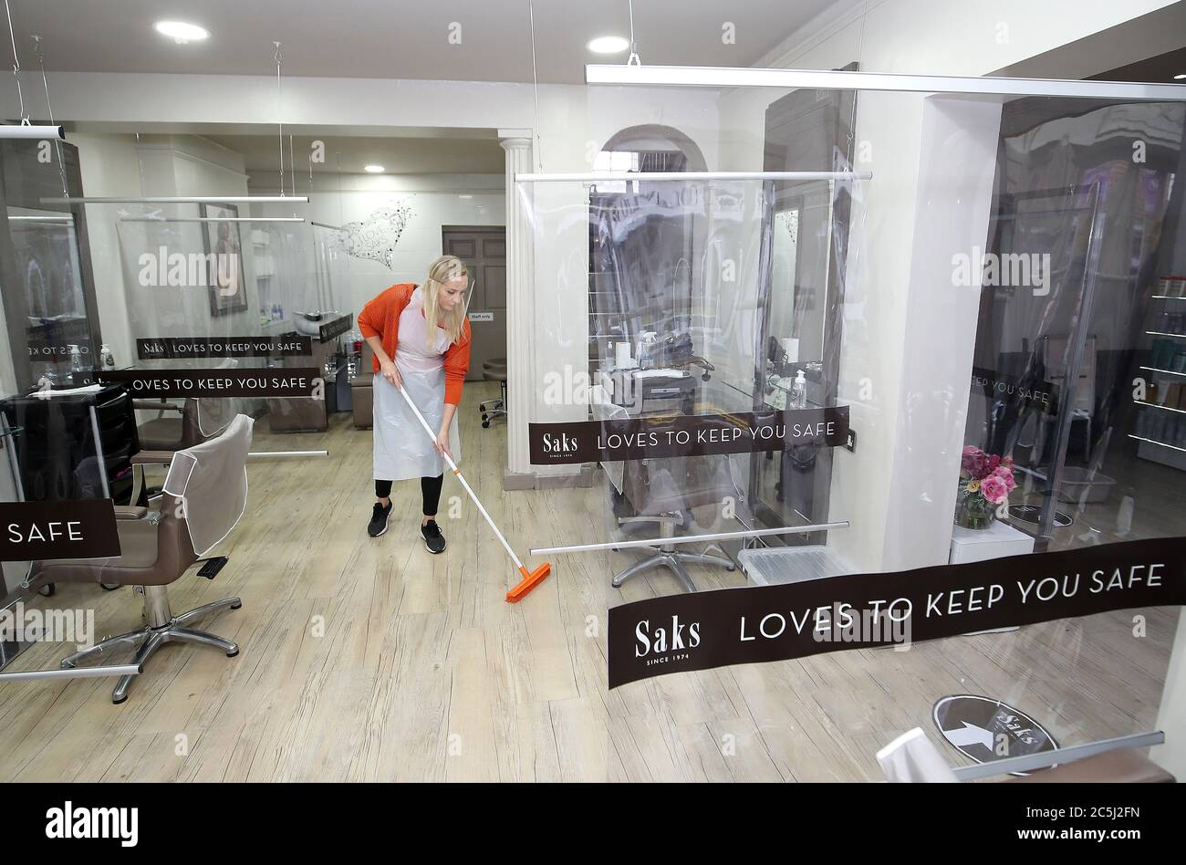 Owner saks hair hires stock photography and images Alamy