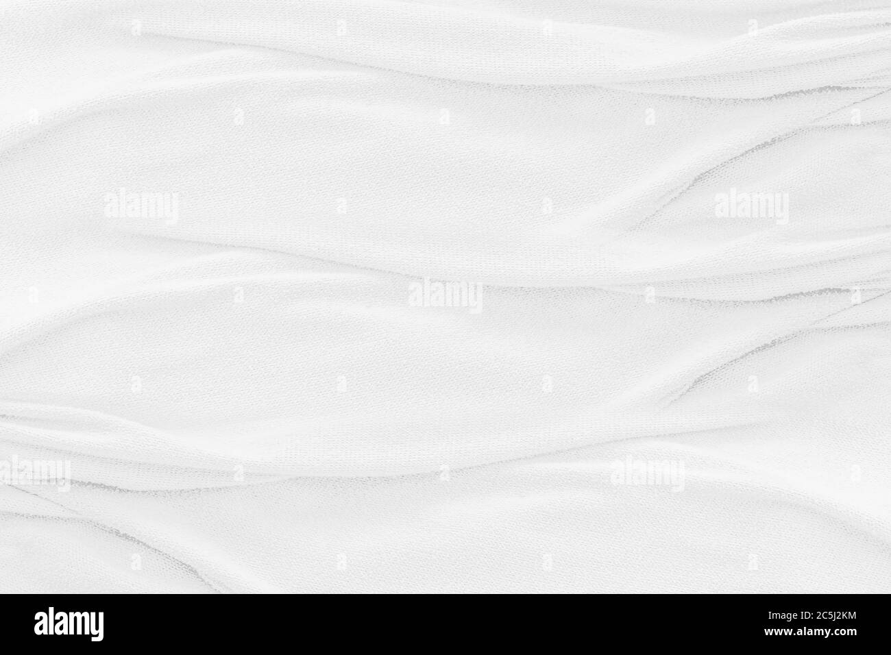Abstract soft white cloth texture background Stock Photo