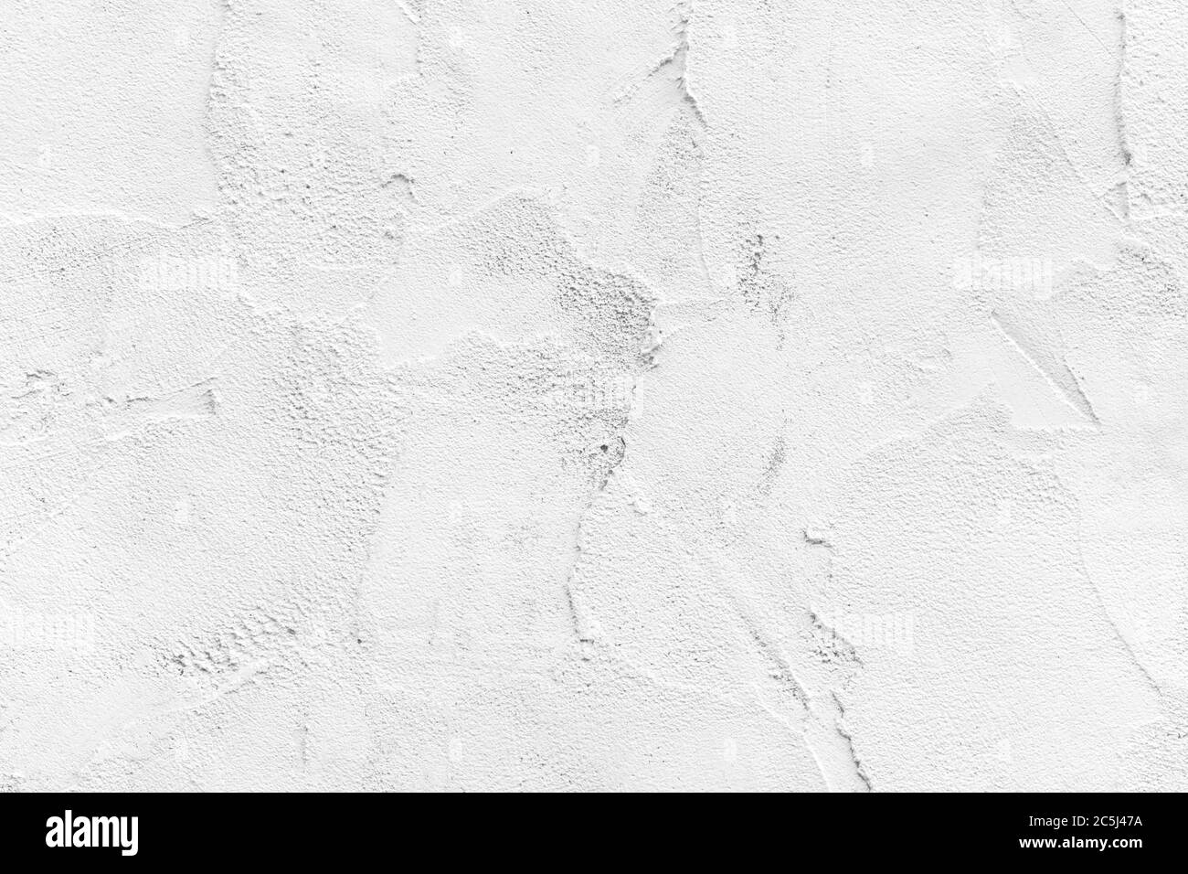 Grunge blank white concrete wall. Design for texture background Stock Photo