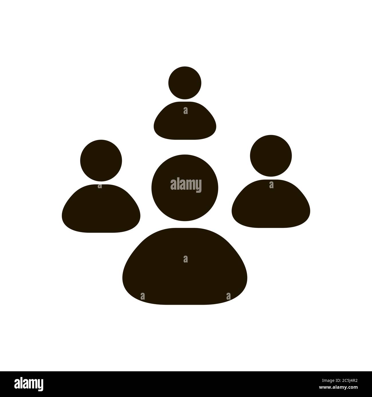Group of people icon in trendy flat style isolated. Eps 10 Stock Vector ...