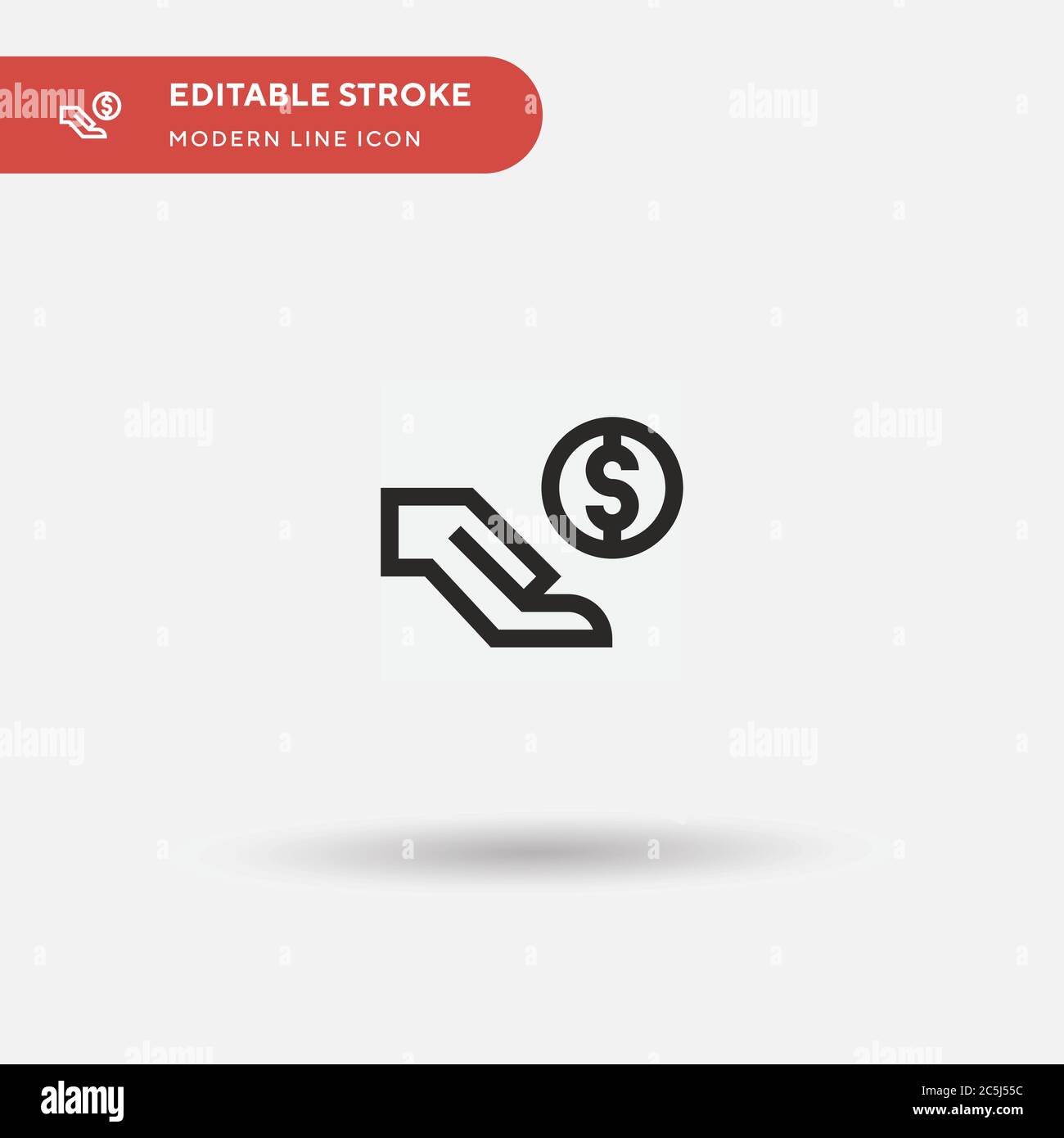 Profit Simple vector icon. Illustration symbol design template for web ...