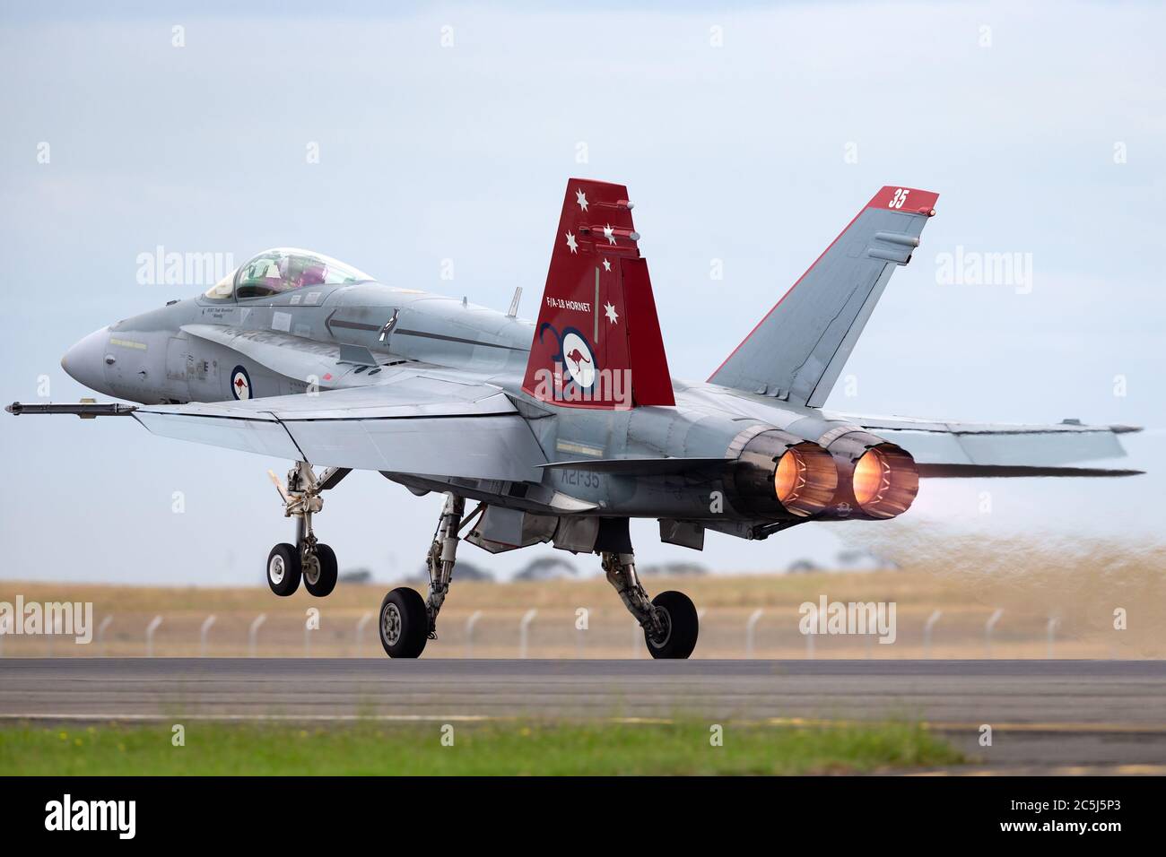 Royal Australian Air Force (RAAF) McDonnell Douglas F/A-18A Hornet ...