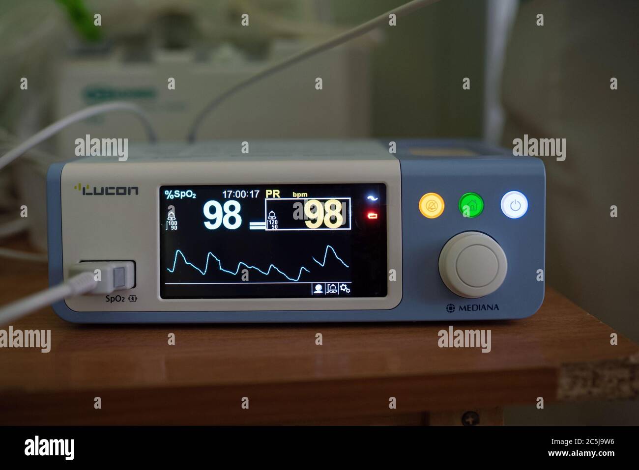 Medical diagnostic equipment. Pulse Oximeter, Lucon Mediana brand