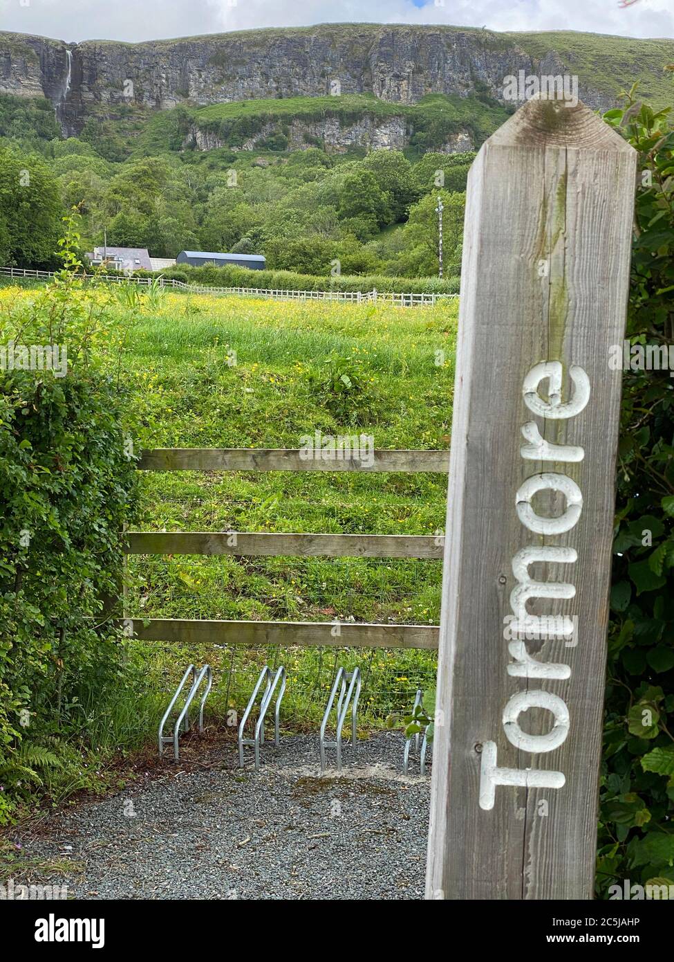 Tormore , Ireland 21 June, 2020. Interesting wallking trail in Co. Sligo, Ireland Stock Photo
