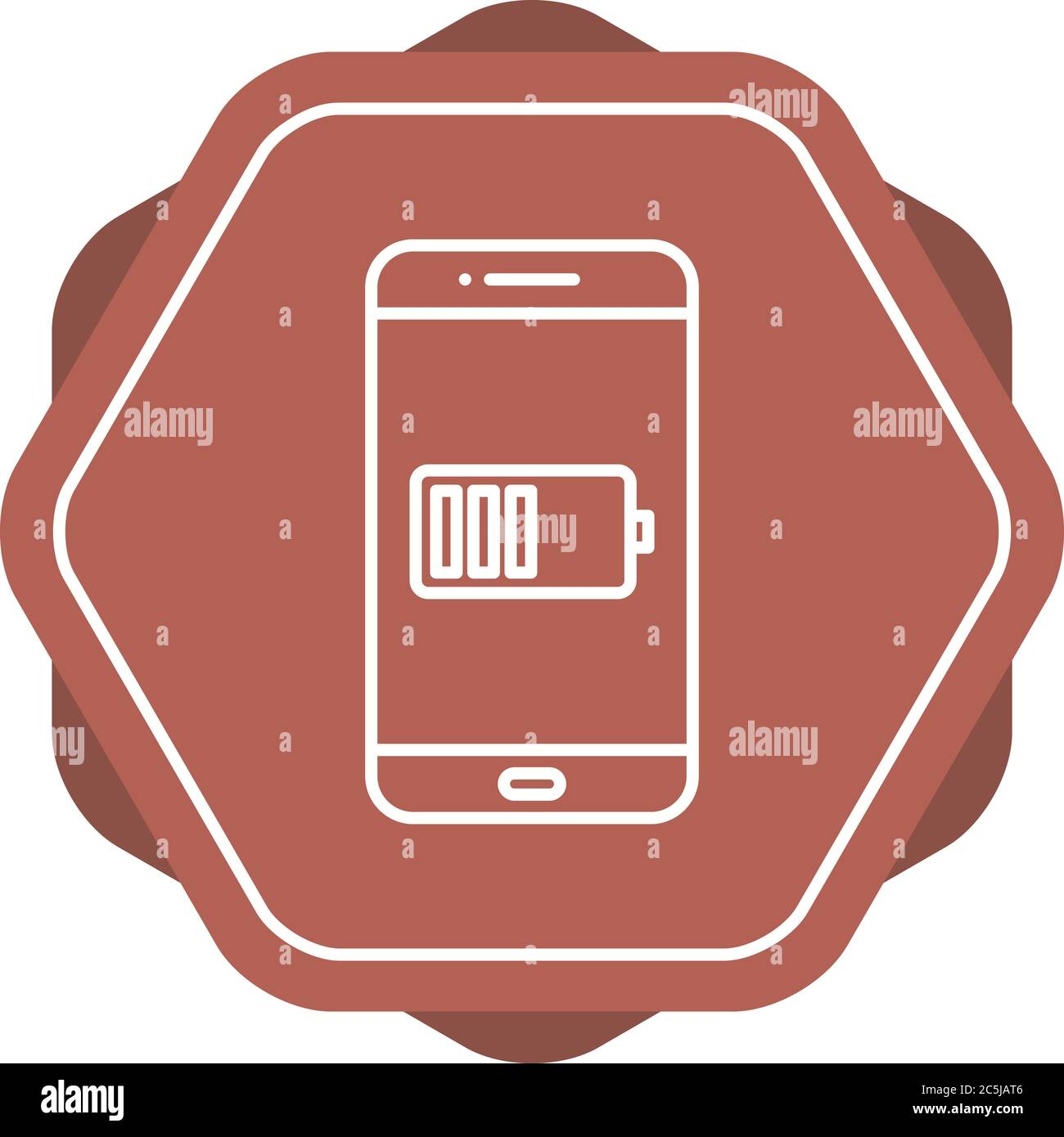 Unique Battery Indicator Vector Line Icon Stock Vector Image & Art - Alamy