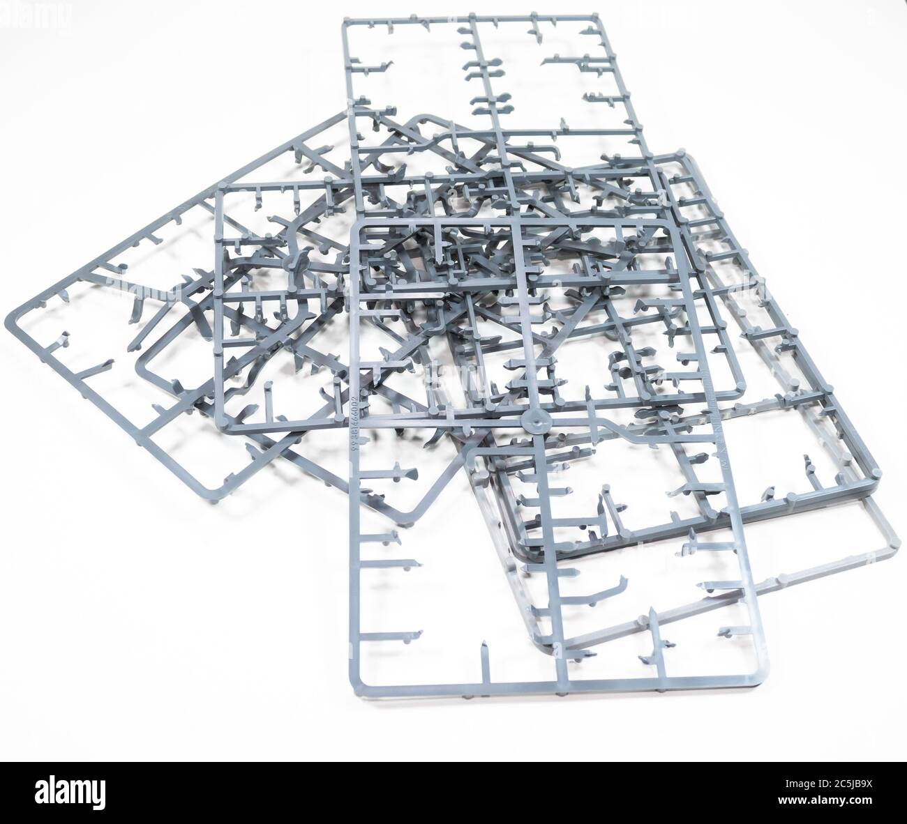 Plastic Model Kits on white background Stock Photo - Alamy
