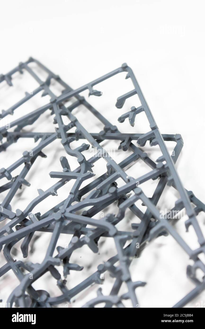 Plastic Model Kits on white background Stock Photo Alamy