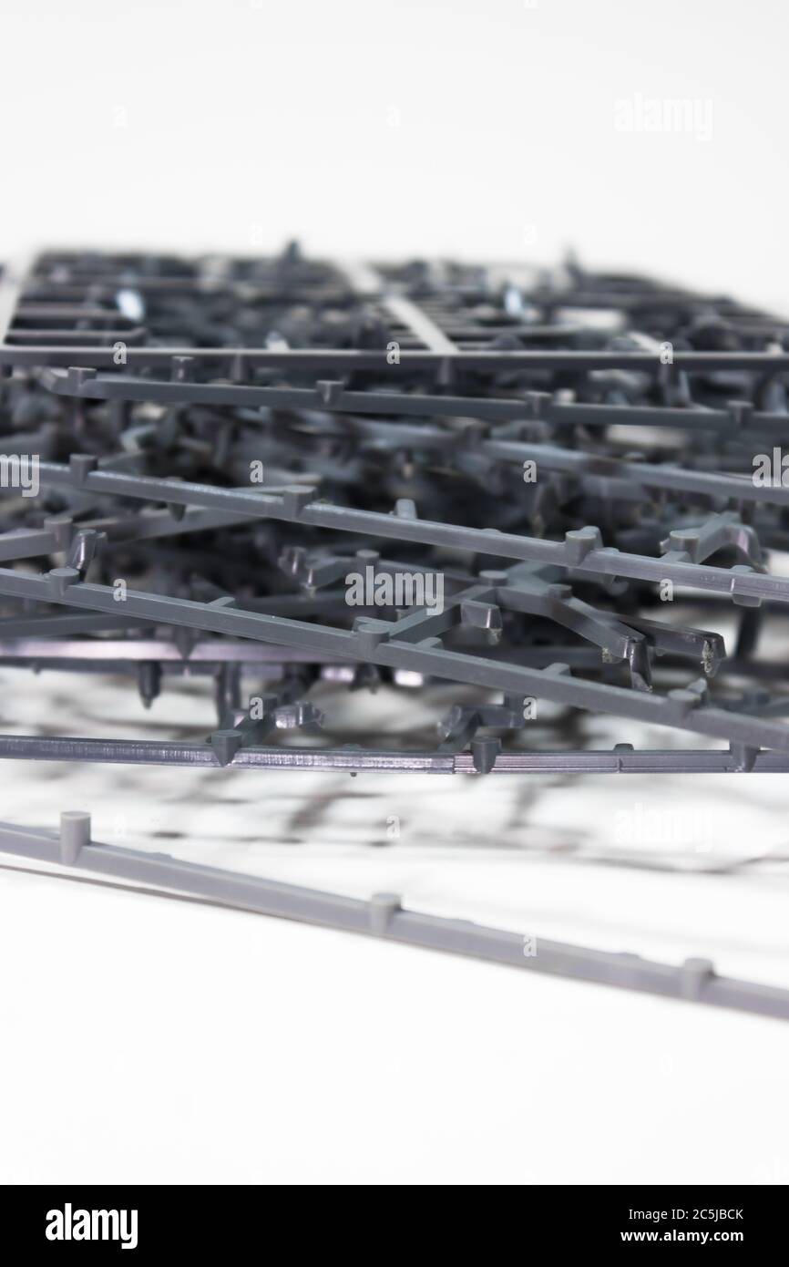 Plastic Model Kits on white background Stock Photo - Alamy