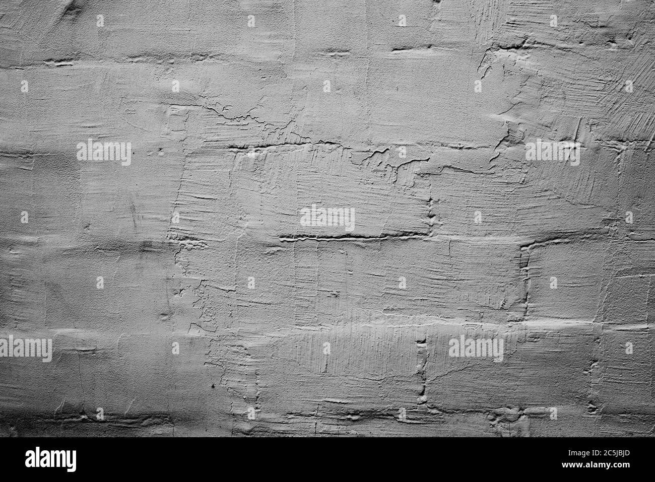 Texture, brick, wall, it can be used as a background. Brick texture with scratches and cracks Stock Photo