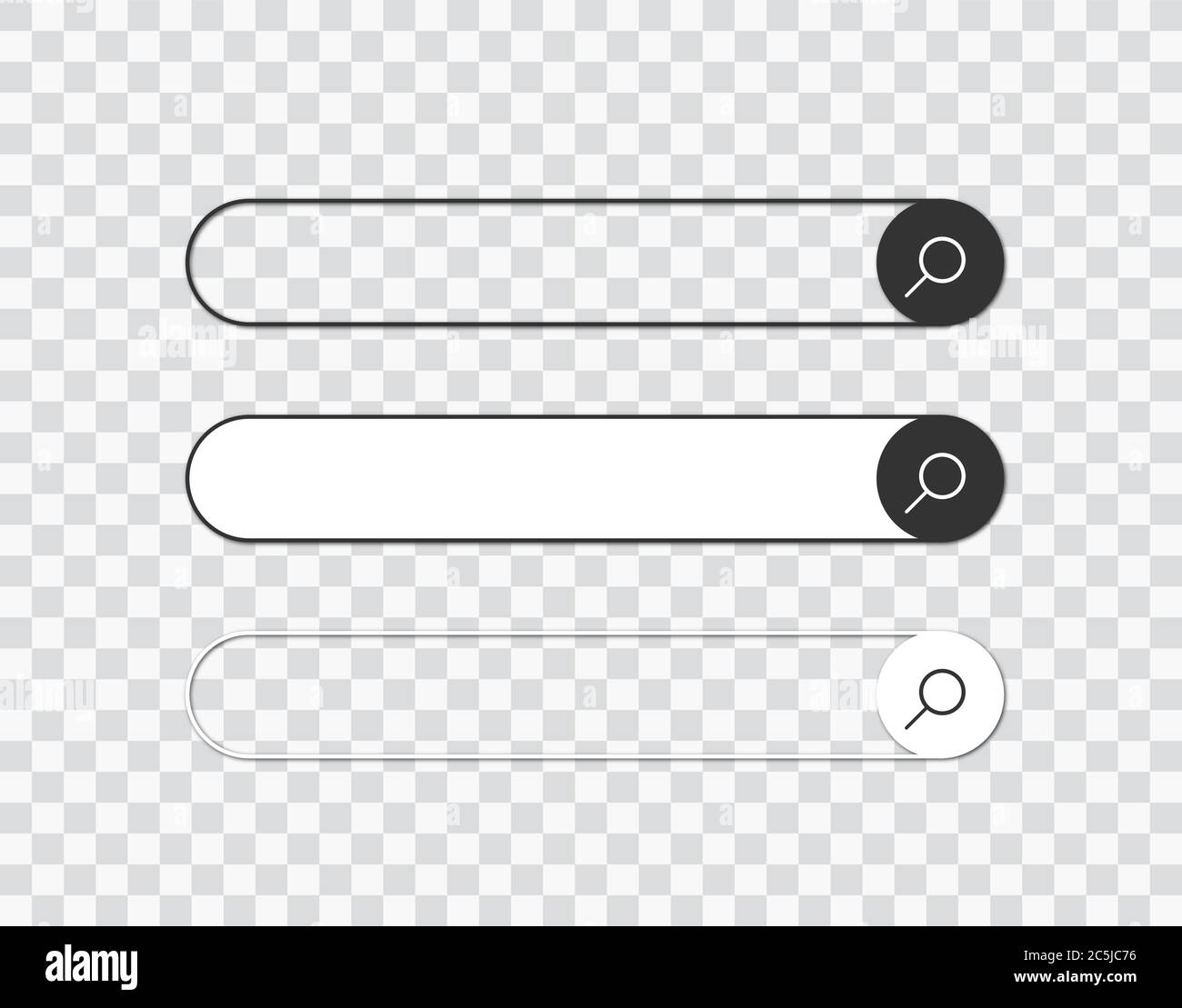 Search Bar for ui, design and web site. Search Address and navigation bar  icon on transparent background. Collection of search form templates for  websites eps 10 Stock Vector Image & Art - Alamy