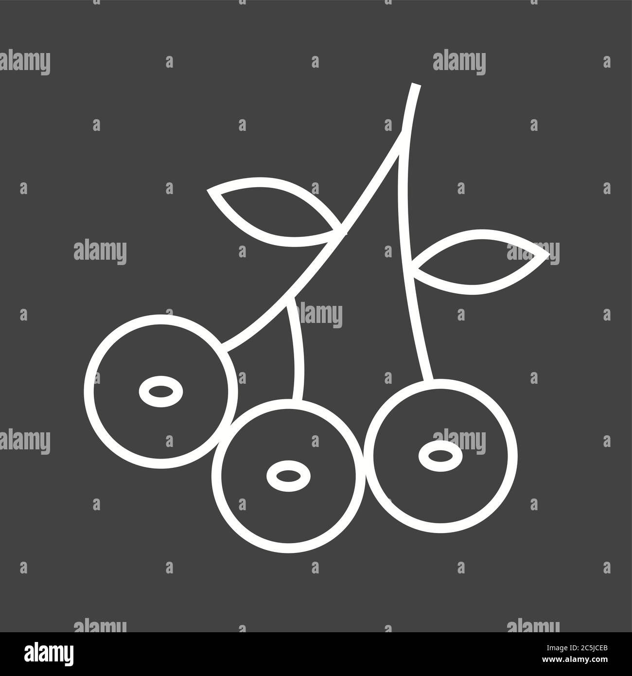 Unique Blueberry Vector Line Icon Stock Vector Image & Art - Alamy