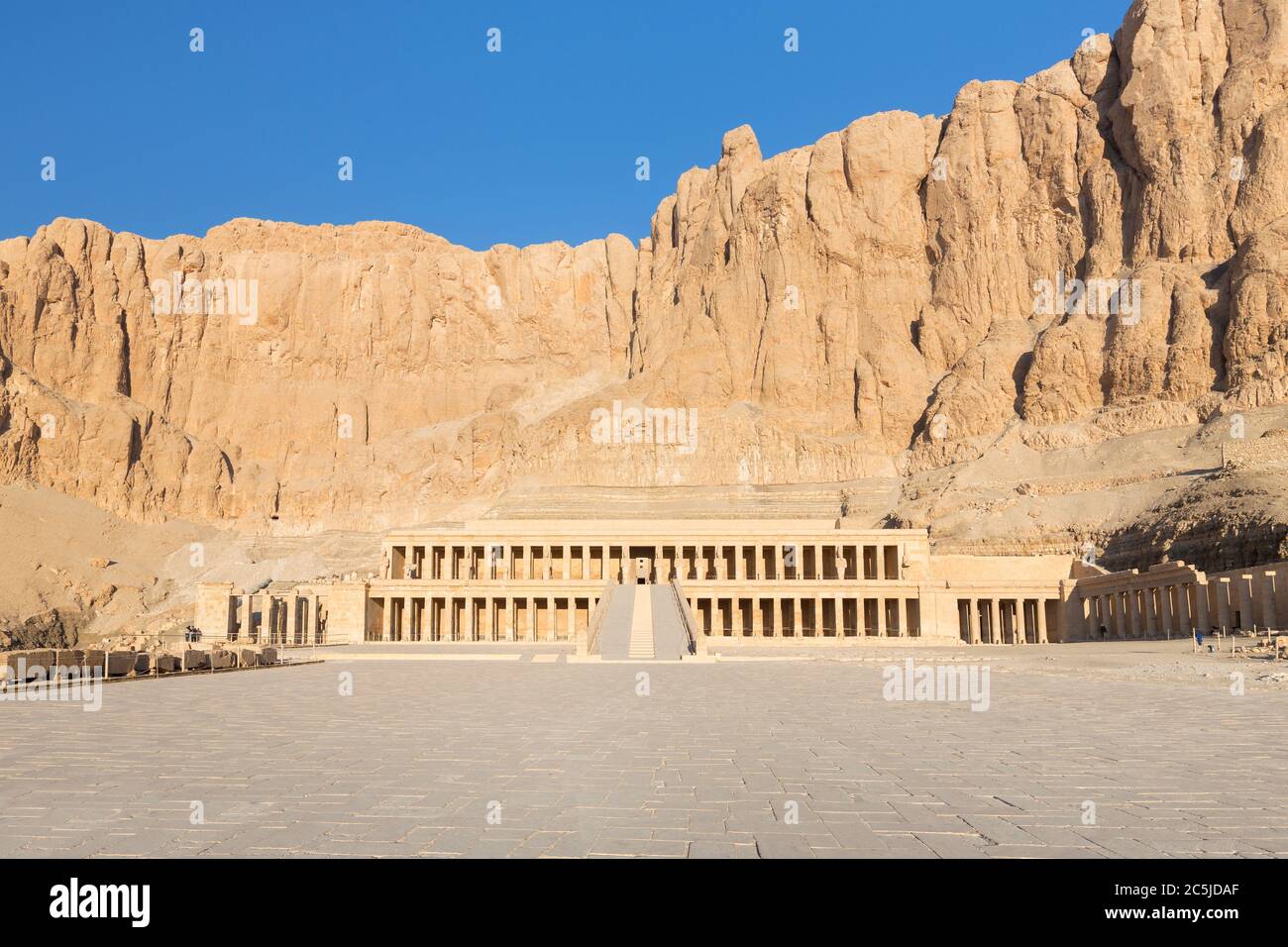Hatshepsut temple of Deir Al Bahari, Luxor, Egypt Stock Photo