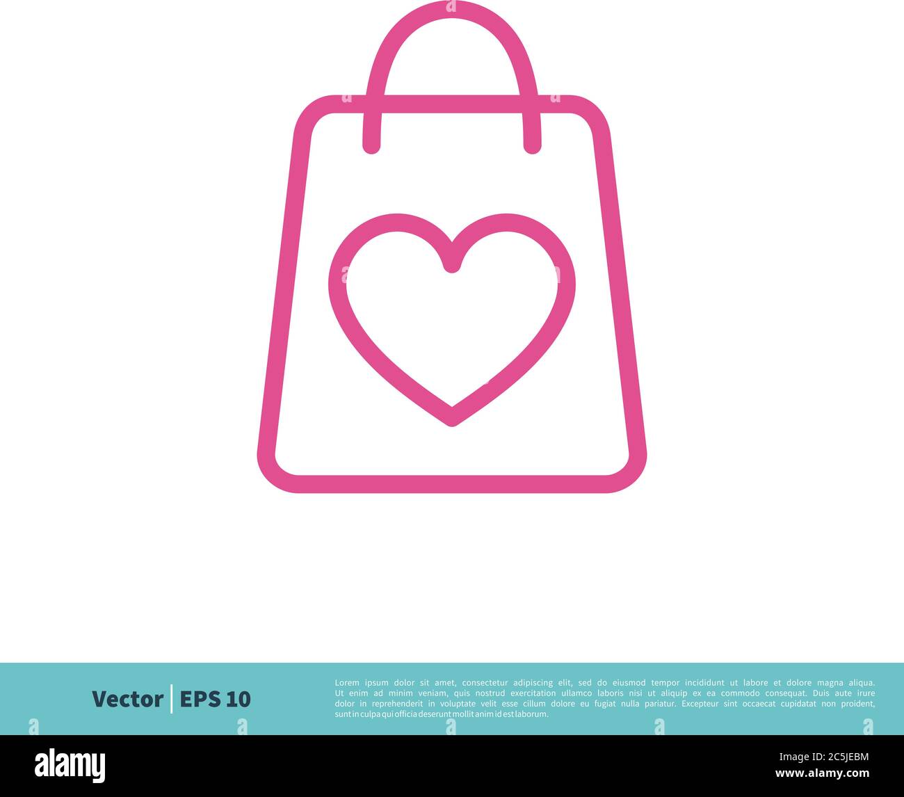 Shopping Bag Icon Vector Logo Template Illustration Design. Vector EPS 10. Stock Vector
