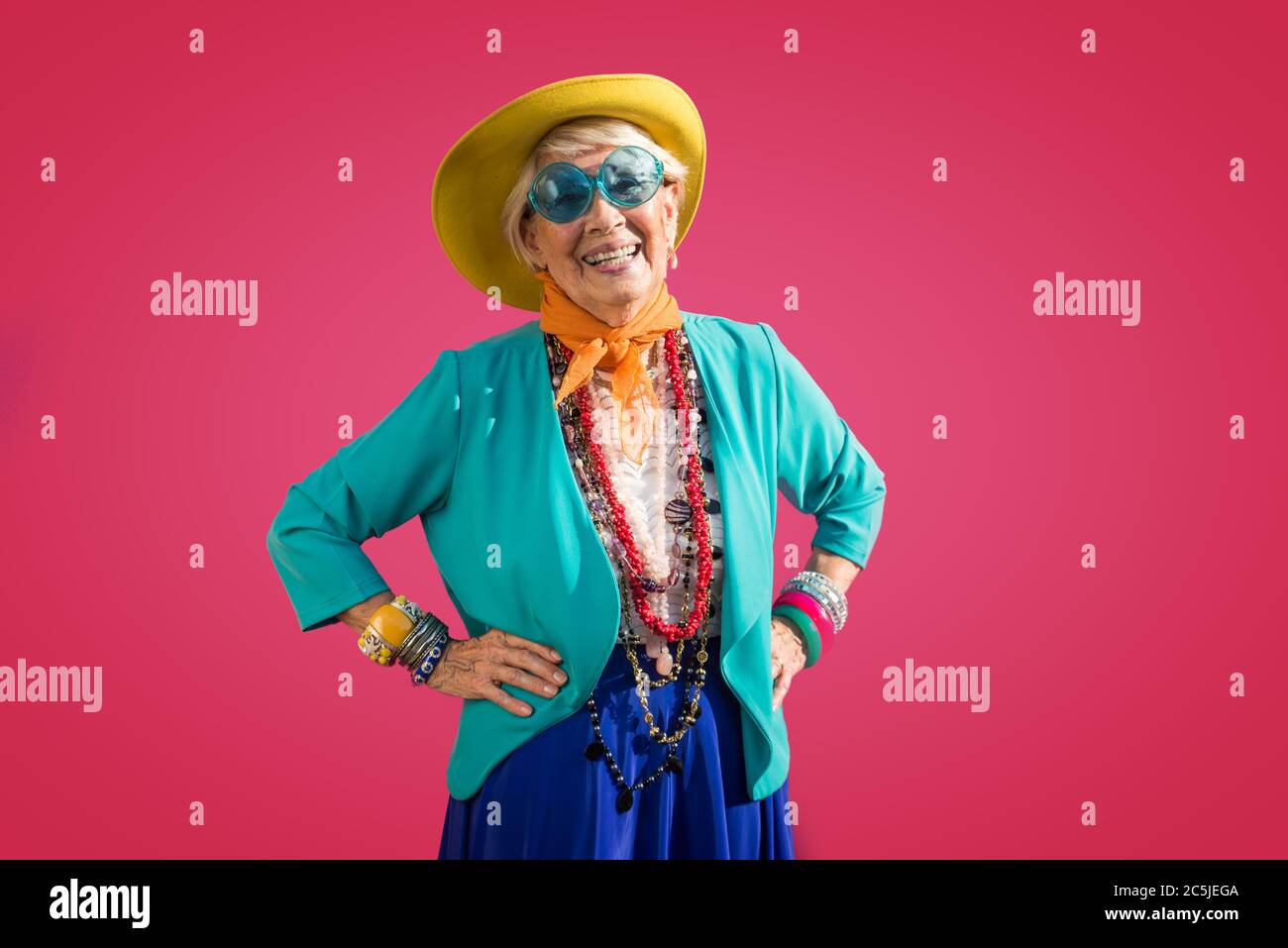 Happy and playful senior woman having fun - Portrait of a beautiful lady above 70 years old with stylish clothes, concepts about senior people Stock Photo - Alamy Happy and playful senior woman having fun - Portrait of a beautiful lady above 70 years old with stylish clothes, concepts about senior people Stock Photo - Alamy