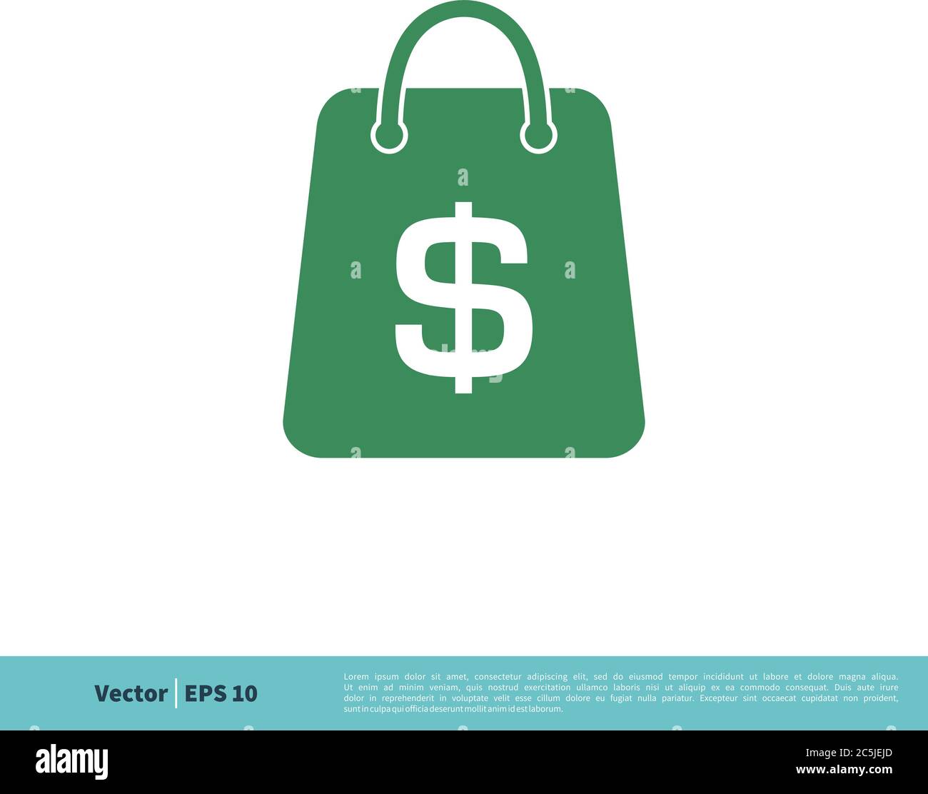 Shopping Bag Icon Vector Logo Template Illustration Design. Vector EPS 10. Stock Vector