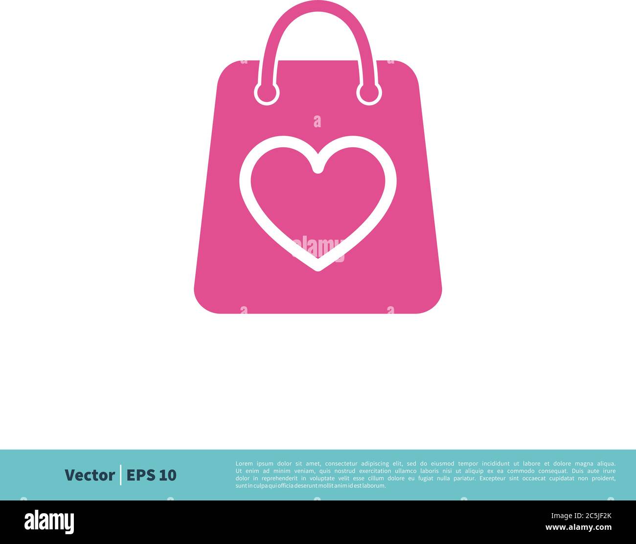 Shopping Bag Icon Vector Logo Template Illustration Design. Vector EPS 10. Stock Vector