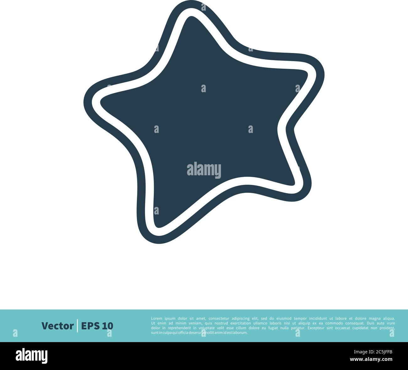 Abstract Star Icon Vector Logo Template Illustration Design. Vector EPS 10. Stock Vector