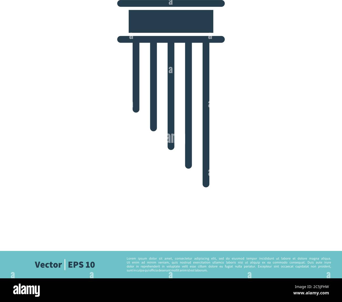 Pillar, Column Lawyer Icon Vector Logo Template Illustration Design. Vector EPS 10. Stock Vector