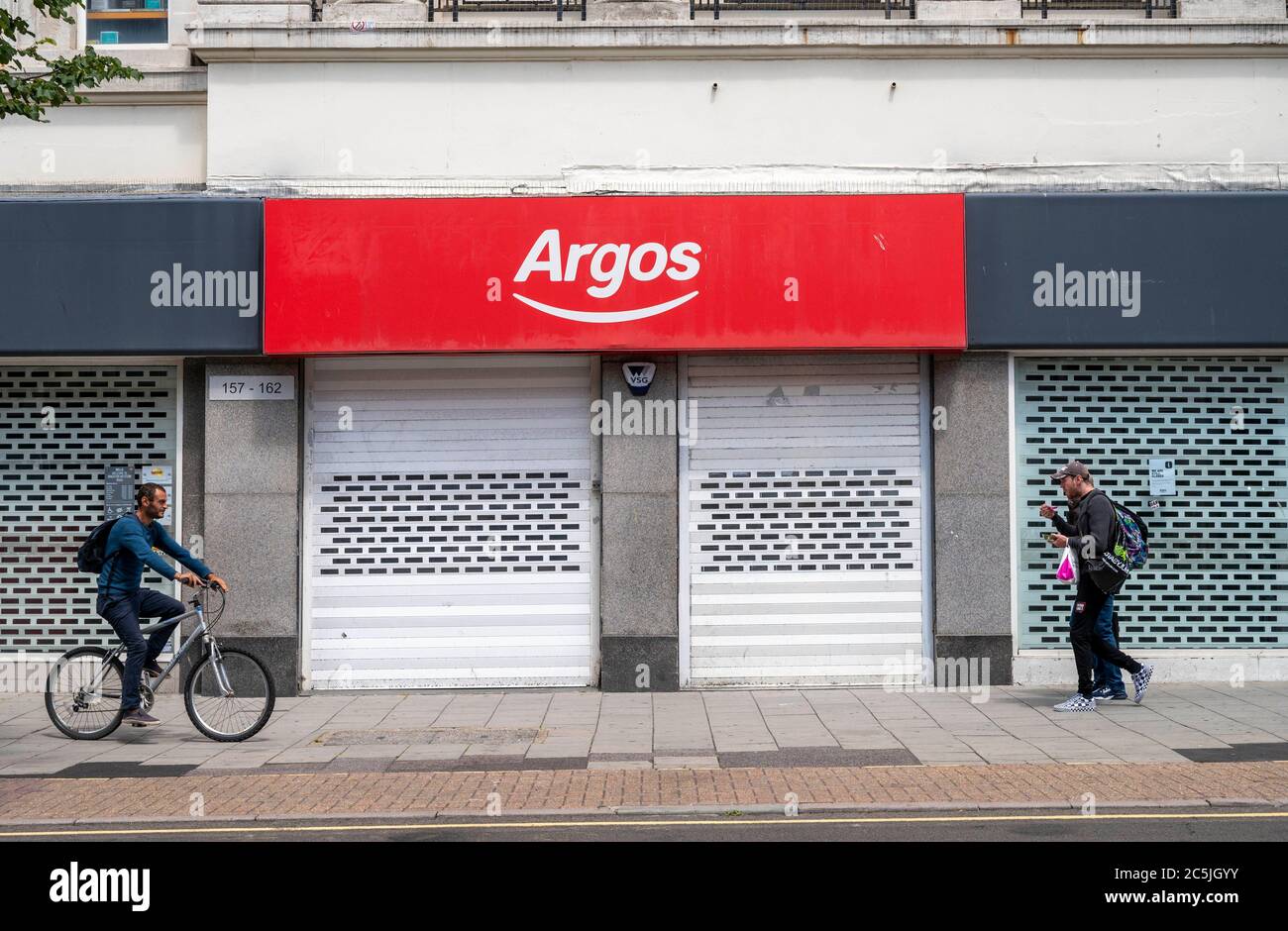 Argos shop still closed during the coronavirus lockdown restrictions in Western Road Brighton UK Stock Photo
