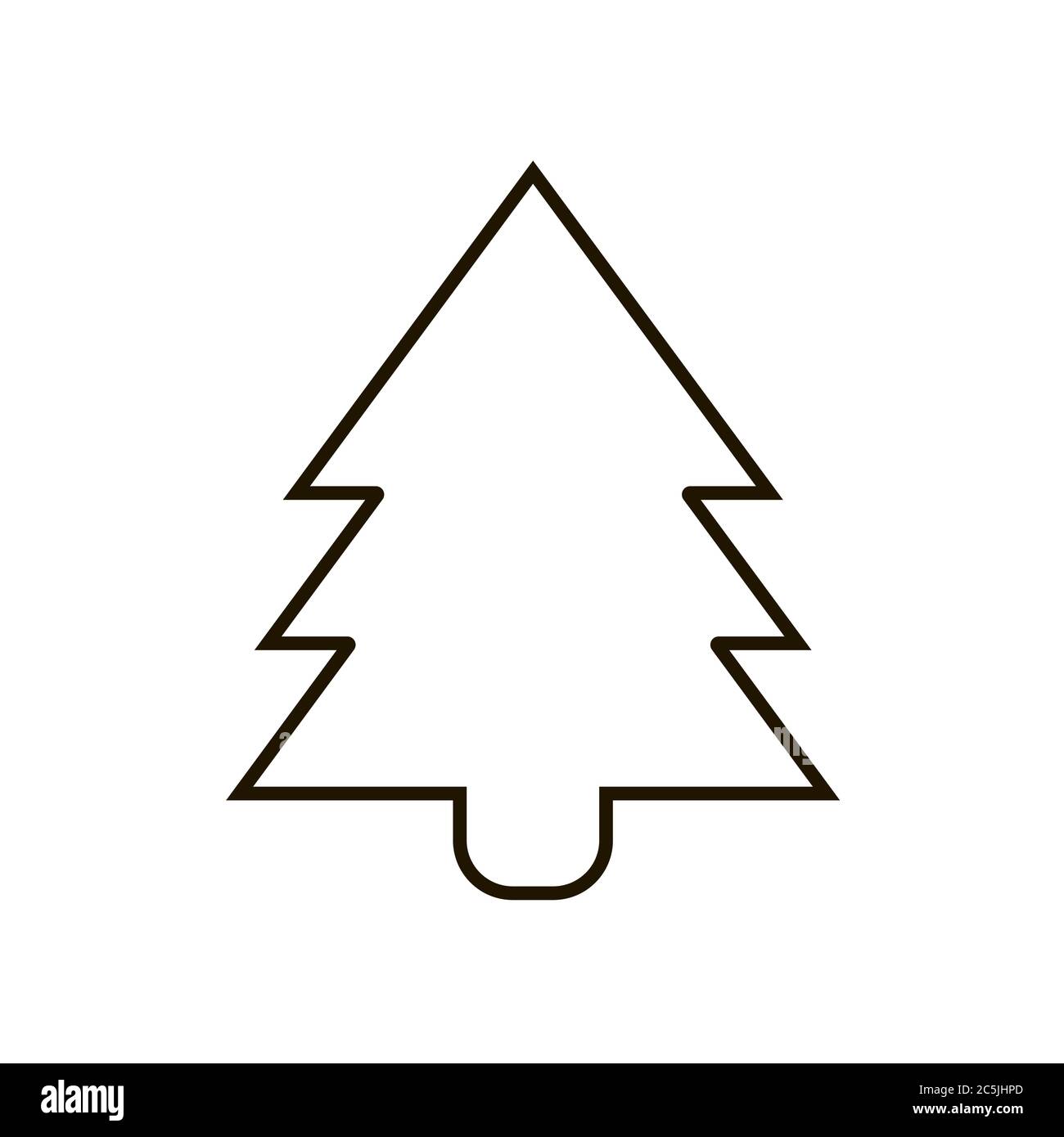 Tree icon in trendy flat style isolated. Illustration eps 10 Stock ...