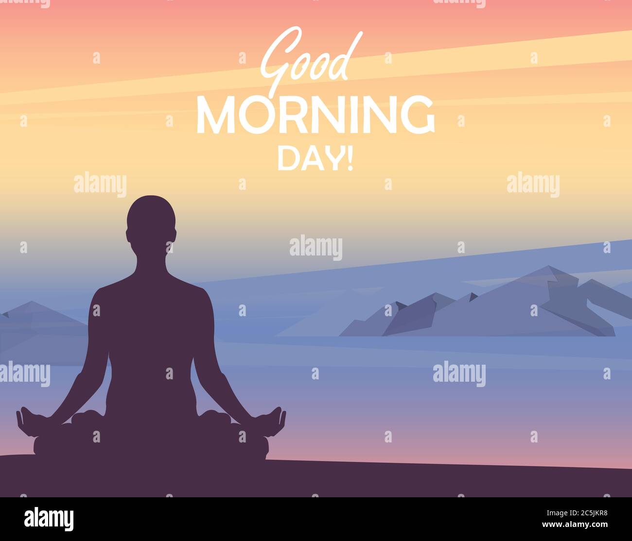 Yoga pose at sunset Stock Vector Images - Page 3 - Alamy