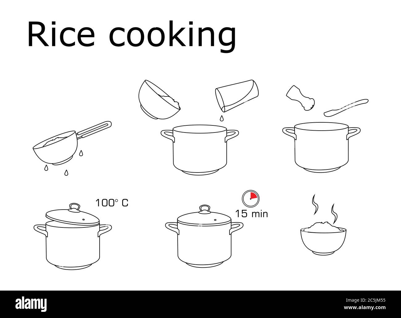 How to cook rice with few ingredients easy recipe. Instruction on rice