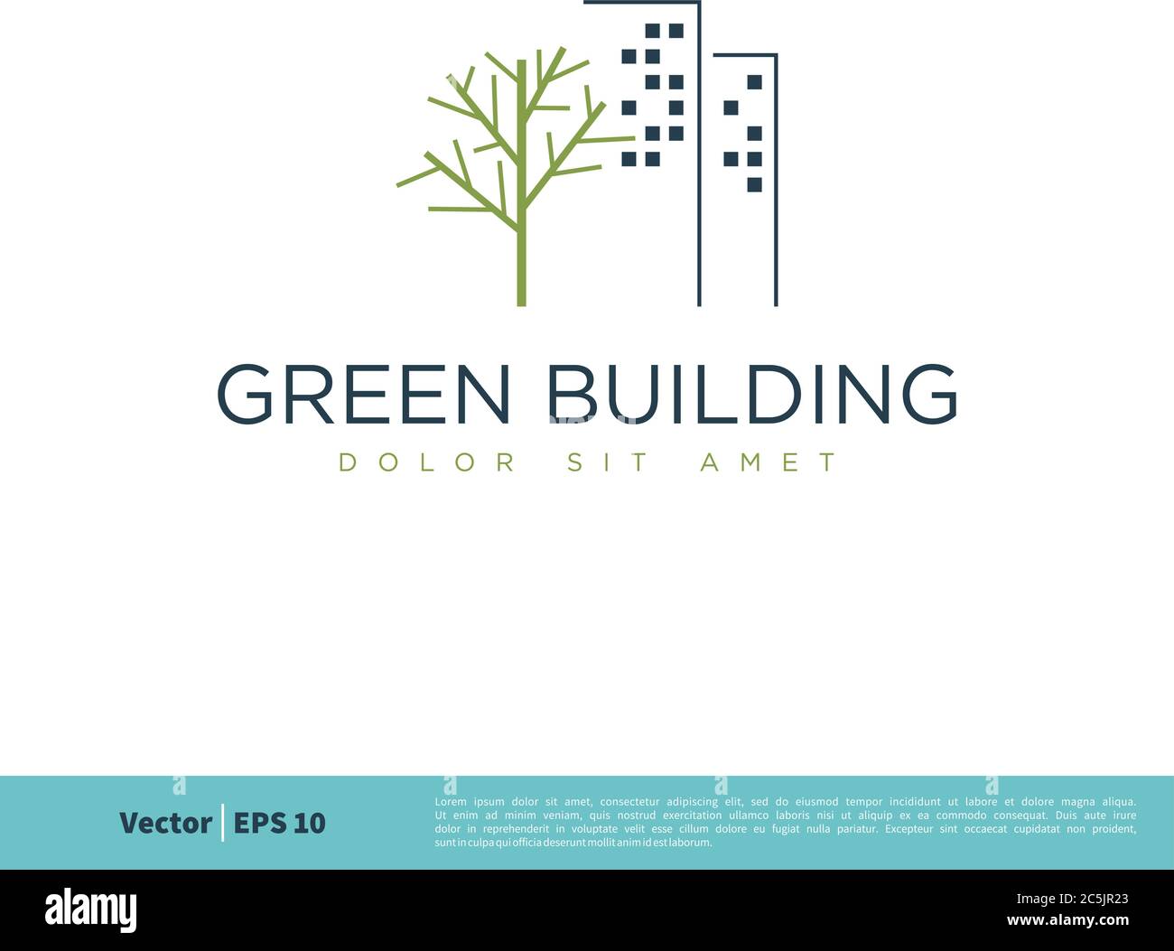 Eco Green Building Icon Vector Logo Template Illustration Design ...