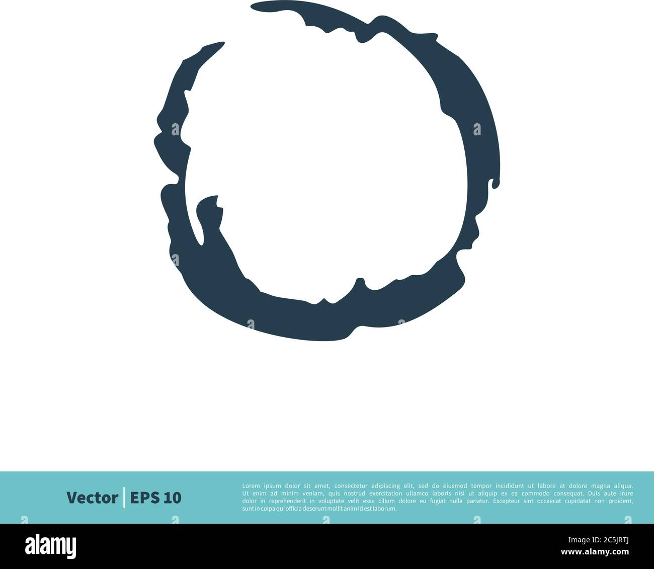 Grunge Stroke Paint Icon Vector Logo Template Illustration Design. Vector EPS 10. Stock Vector