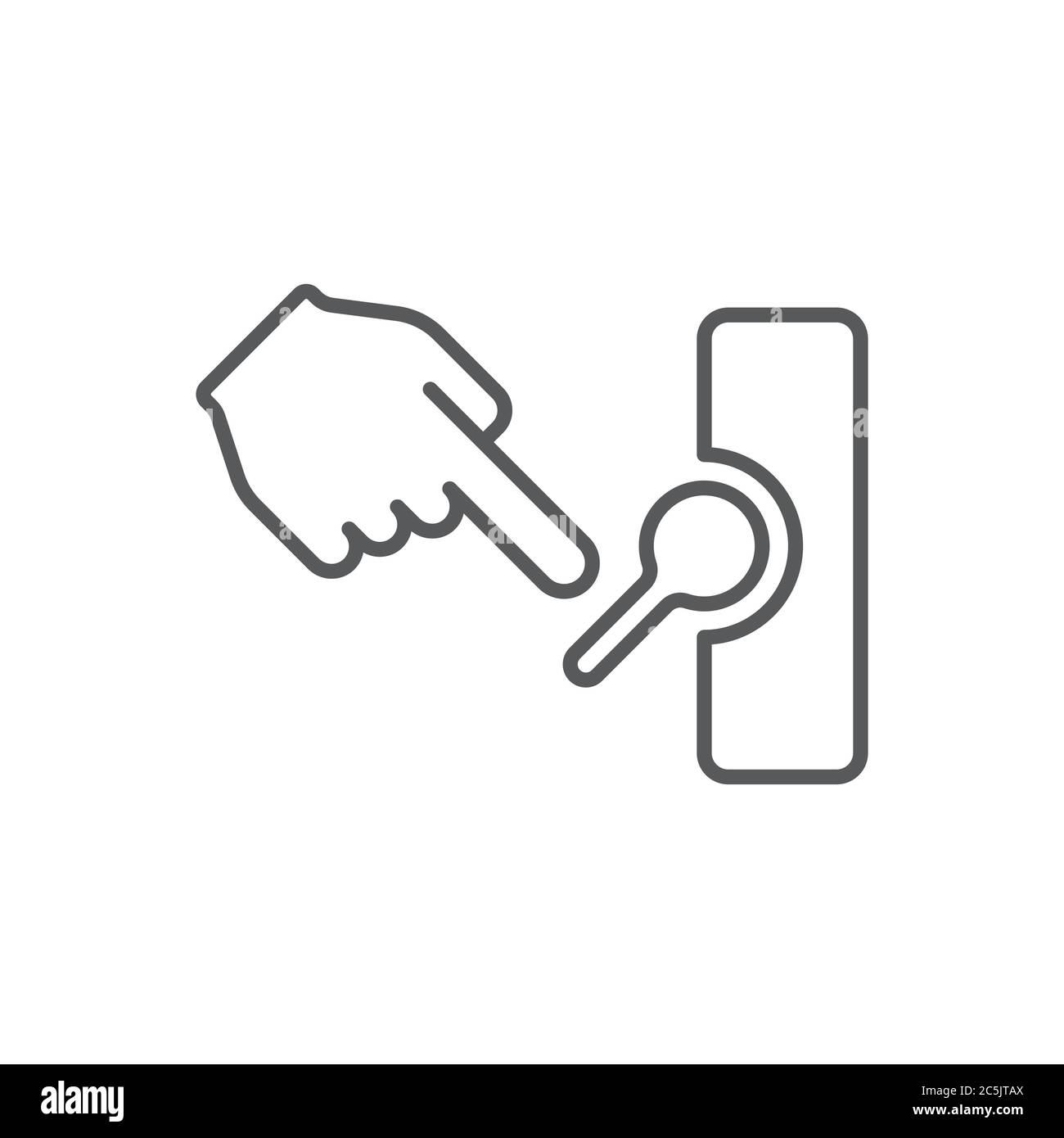 Switch off after use vector icon symbol energy saving isolated on white