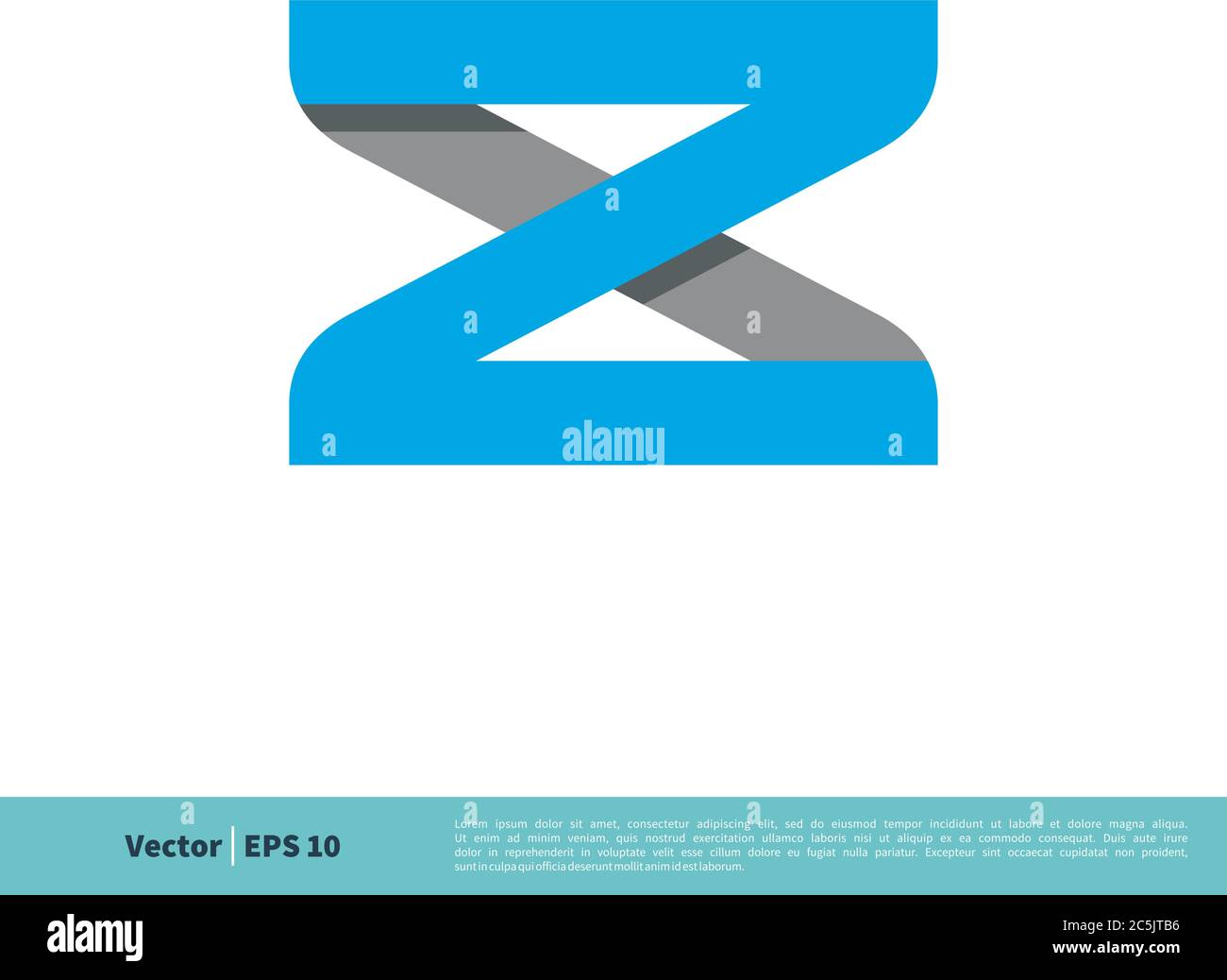 Z X Letter Icon Vector Logo Template Illustration Design. Vector EPS 10. Stock Vector