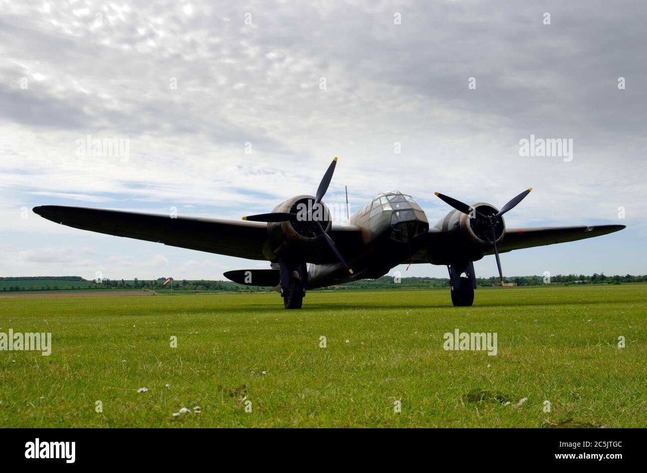 Bristol Blenheim Mk1F, L6739, G-BPIV, IWM, Duxford, Cambridgeshire, England, Stock Photo