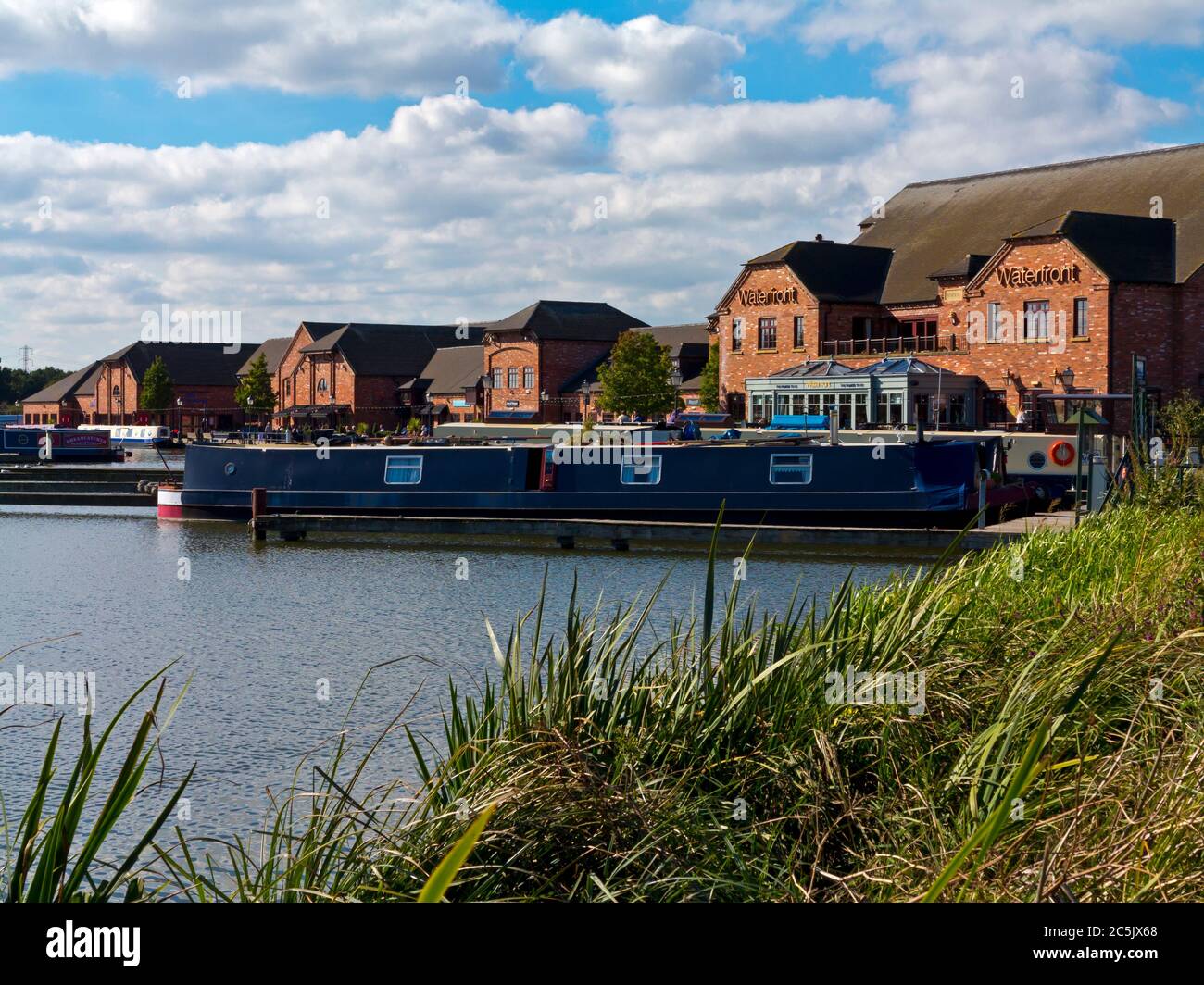 Barton Marina on the Trent and Mersey Canal in Staffordshire England UK. Stock Photo