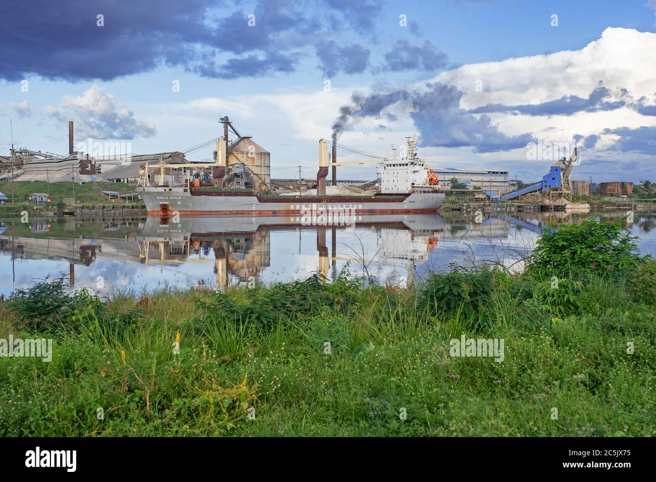 Linden, bauxite mining town and capital city of the Upper Demerara