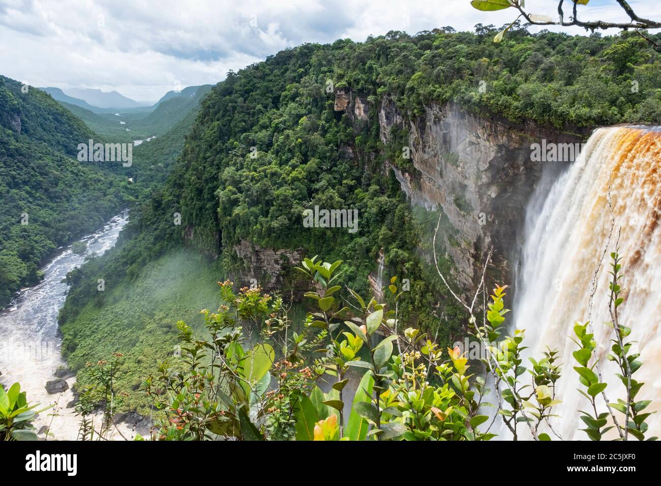 Kaieteur Falls on the Potaro River in the Kaieteur National Park