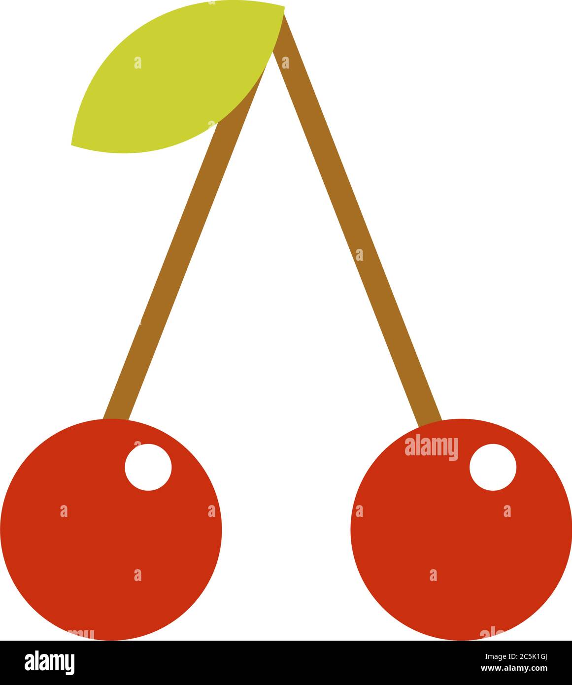 Cherry icon. Red cherry sign vector Stock Vector Image & Art Alamy