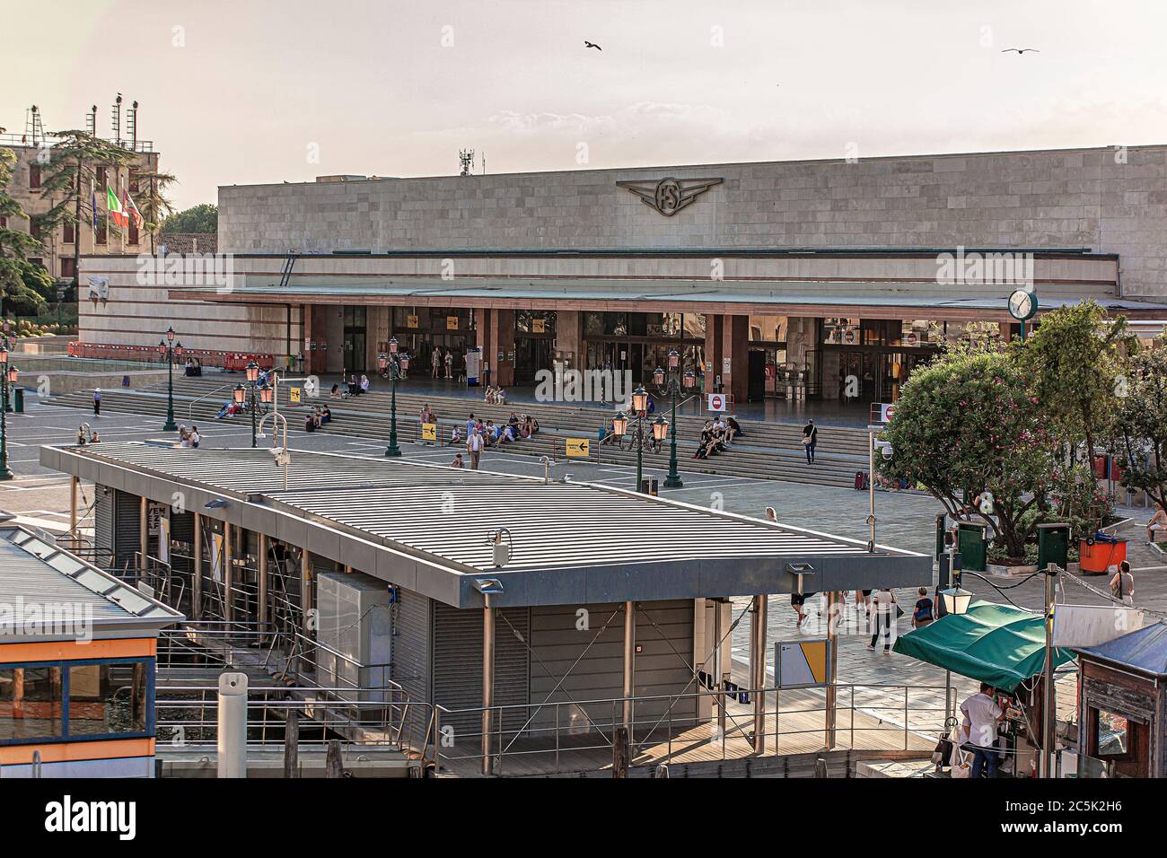 Railway station in Venice Stock Photo Alamy