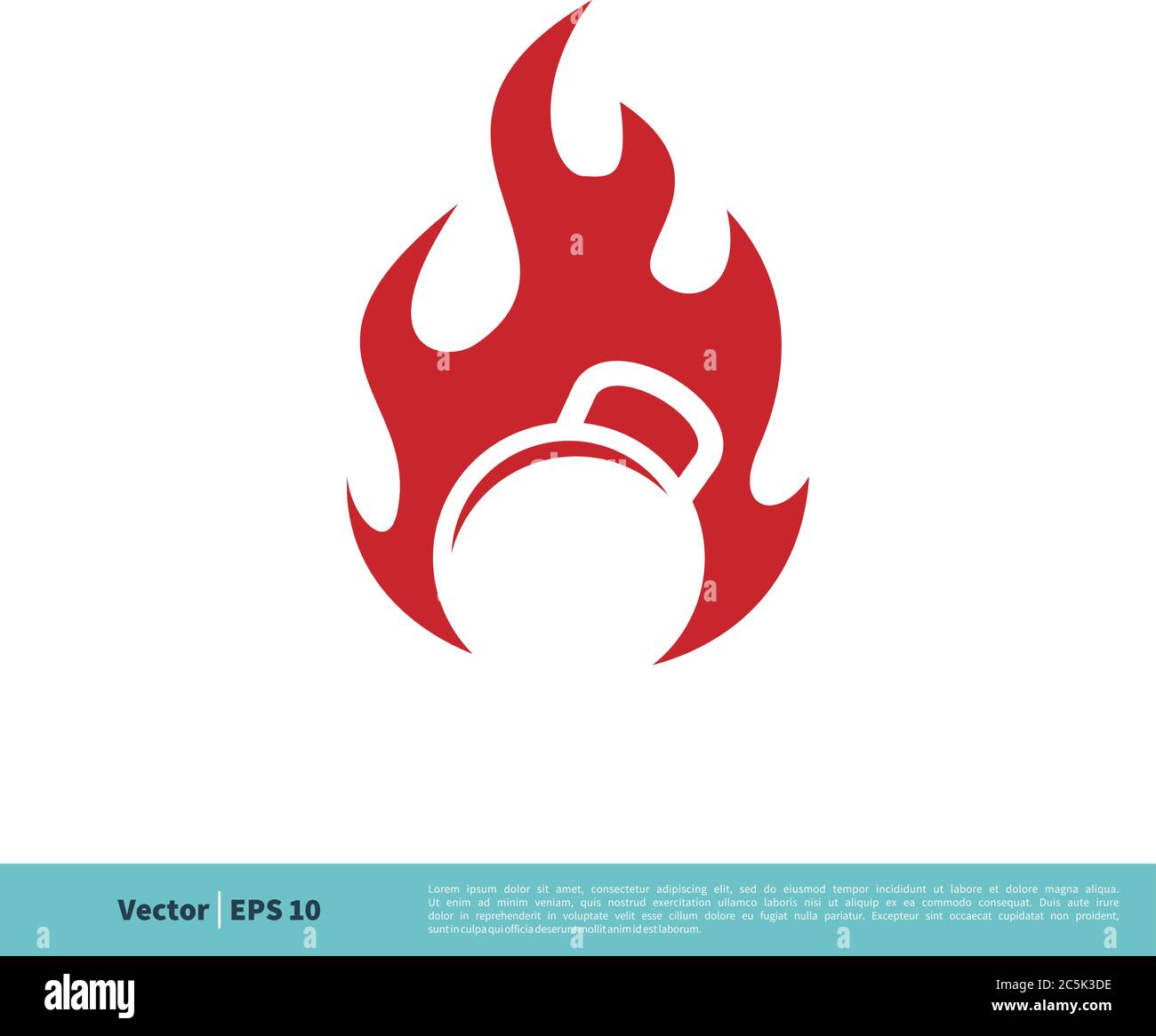 Fitness Icon Vector Logo Template Illustration Design. Vector EPS 10. Stock Vector