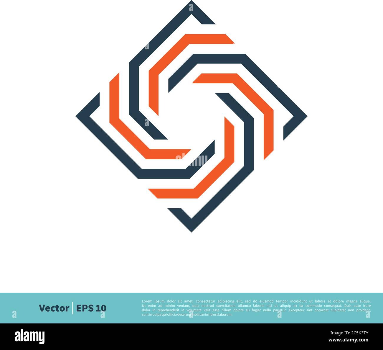Ornamental Line Decorative Star Geometric Icon Vector Logo Template Illustration Design. Vector EPS 10. Stock Vector