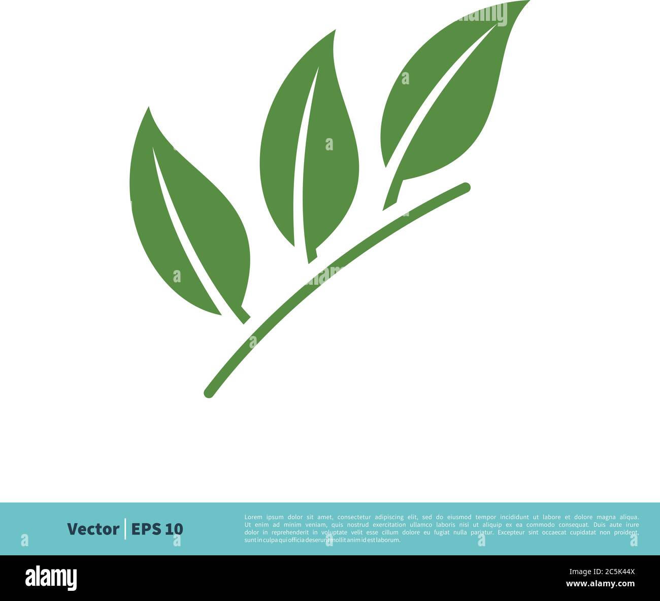 Leaf Ecology Vector Logo Template Illustration Design. Vector EPS 10. Stock Vector