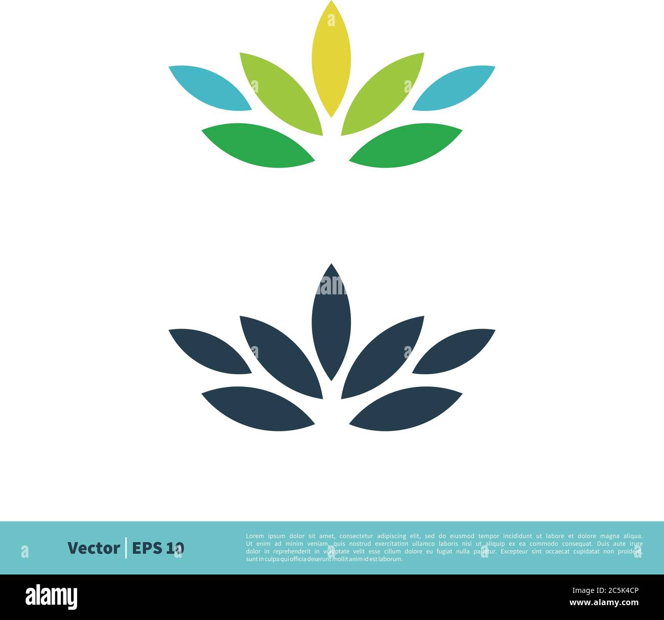 Leaves Icon Vector Logo Template Illustration Design. Vector EPS 10. Stock Vector